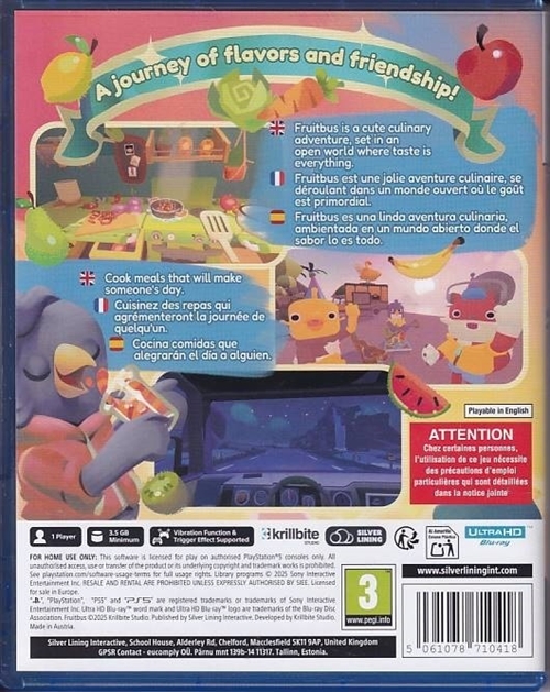 Fruitbus - PS5 (A Grade) (Genbrug)